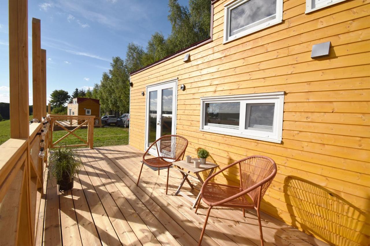 Dadaj Park - Tiny House Villa Biskupiec  Eksteriør billede